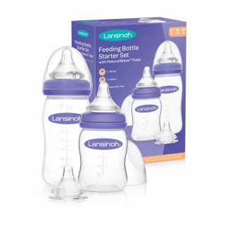 Lansinoh sada fliaš 240 ml + 160 ml